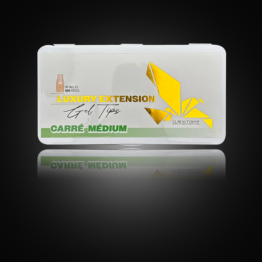 Boîte de 600 capsules forme CARRÉ MÉDIUM en gel (11 tailles)
