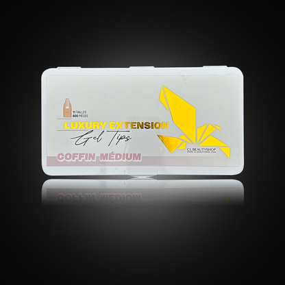 Boîte de 600 capsules en gel forme COFFIN MÉDIUM  (12 tailles)