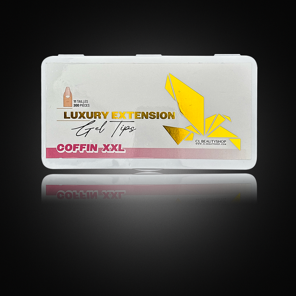 Boîte de 300 capsules forme COFFIN XXL en gel (11 tailles )