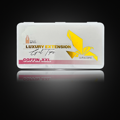 Boîte de 300 capsules forme COFFIN XXL en gel (11 tailles )
