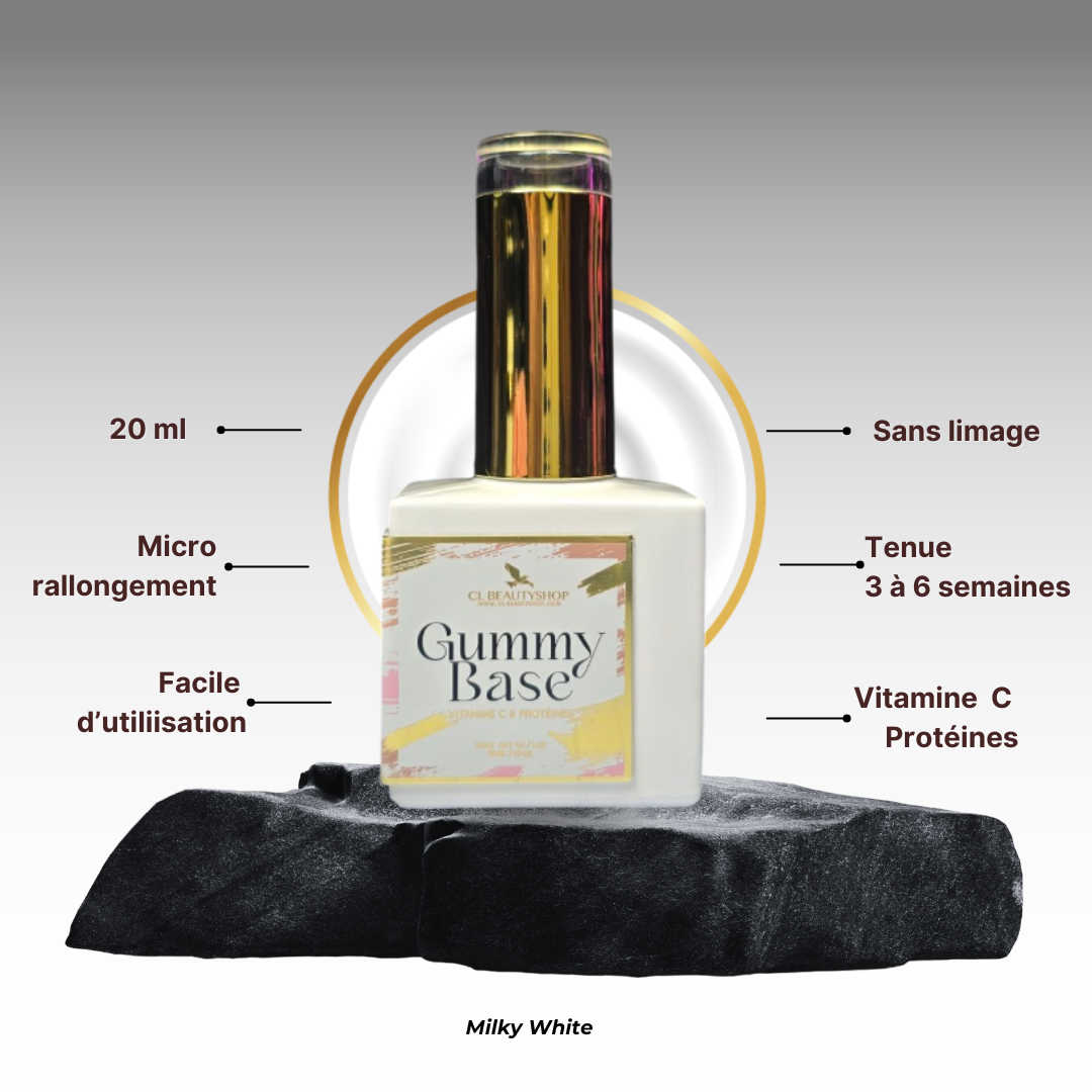 Gummy base "MILKY WHITE" 20ml