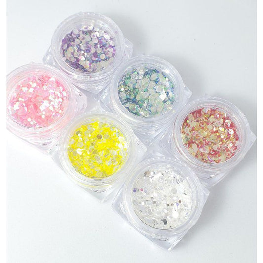 Paillette pot individuel 6pc
